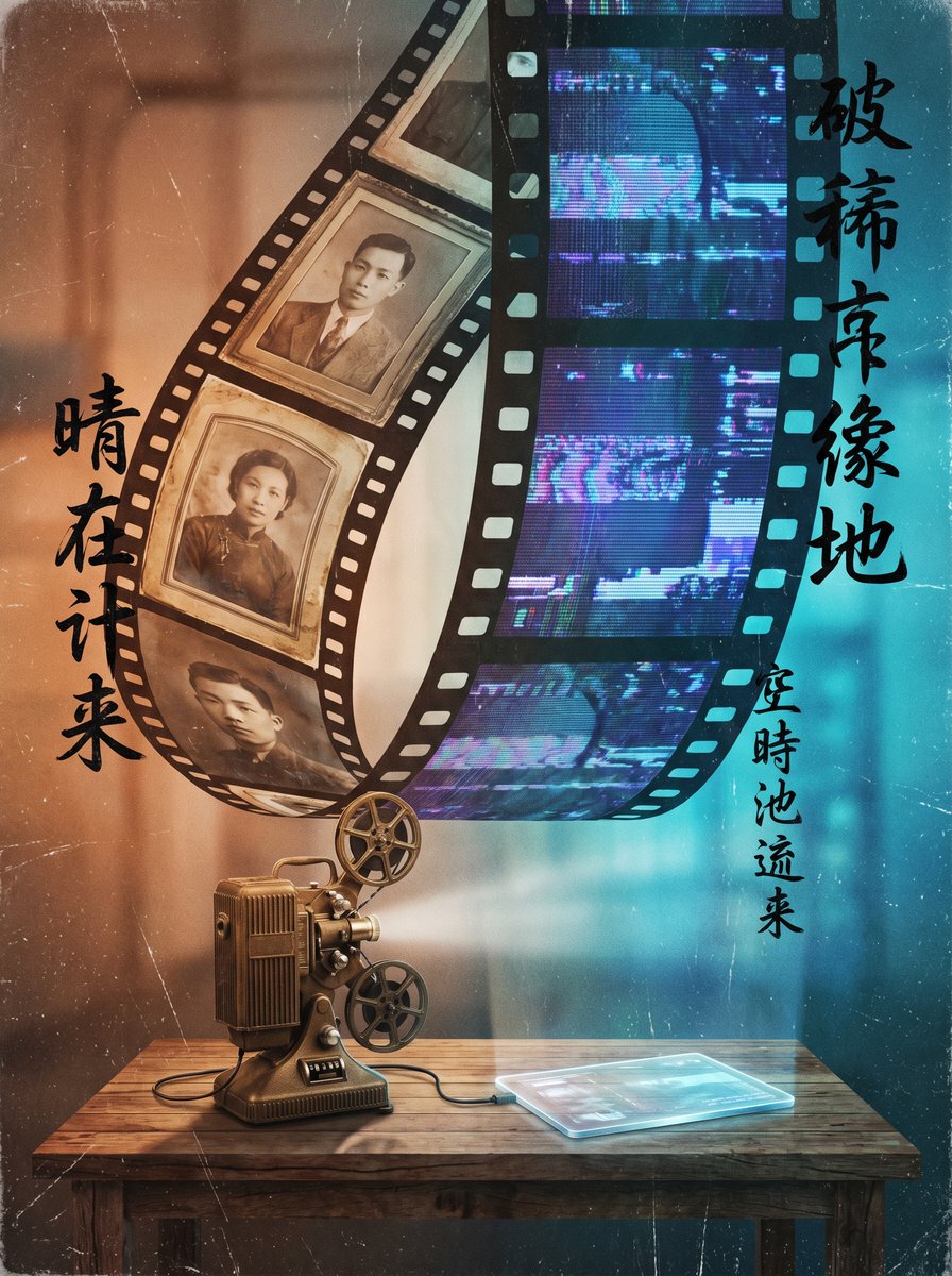 91网AI复古电影创作视频演示封面 - pcubd91.cn
